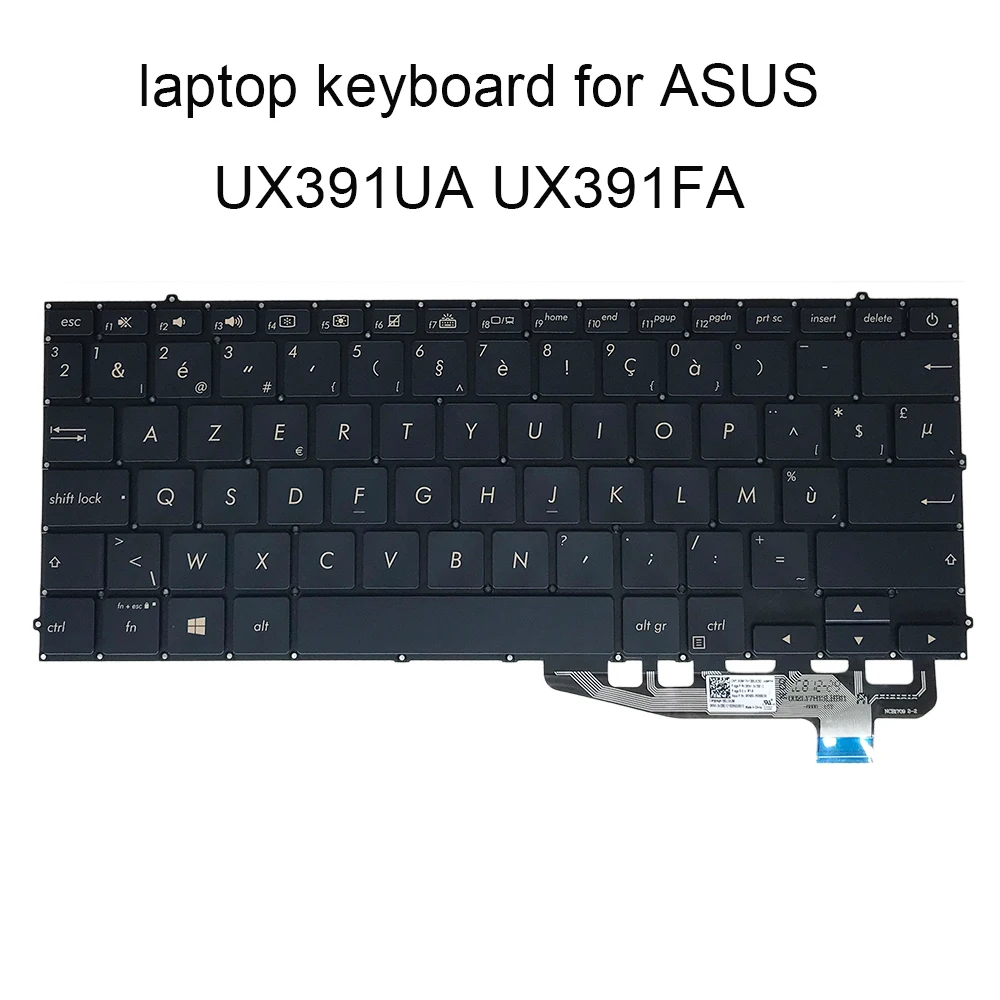 

Belgium AZERTY Bulgarian Spanish Backlit Keyboard for ASUS ZenBook UX391 UX391F UX391UA UX391FA ASM17H1 0KNB0 2606BE00