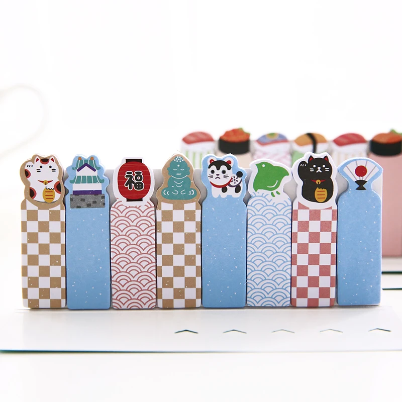 1pcs Cartoon Sticky Note Cute Animal Stick Marker Memo Pad Diary Stickers Index Bookmark Office School Supplies A6754