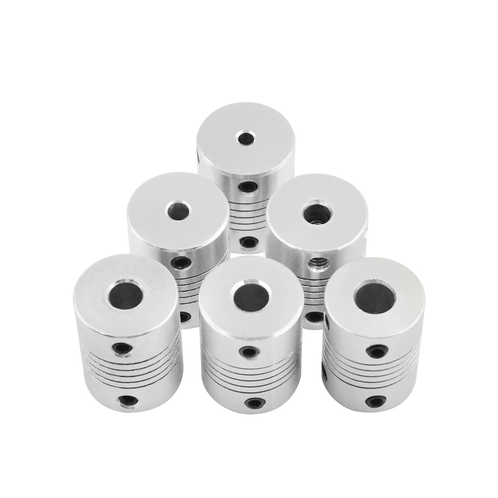 D19L25 5x8mm Aluminum CNC Motor Jaw Shaft Coupler 5mm to 8mm Flexible OD Coupling 19x25mm Dropshipping. Exclusive.3/4/5/6/7/8mm
