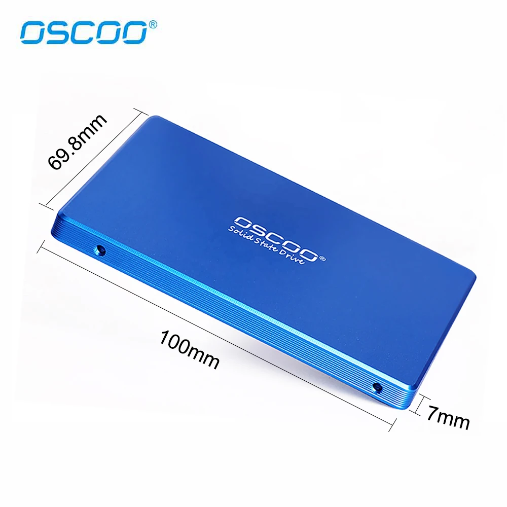 Oscoco SSD 240GB 2.5 Inci SATAIII 6Gbps Solid State Drive 256GB 2.5 ''Sata Internal Hard Disk HDD untuk Komputer Laptop Desktop