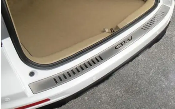 Umbral de ventana de protección de parachoques trasero de acero inoxidable, pedal de placa decorativa para maletero exterior, adecuado para honda CRV CR-v 2007-2011
