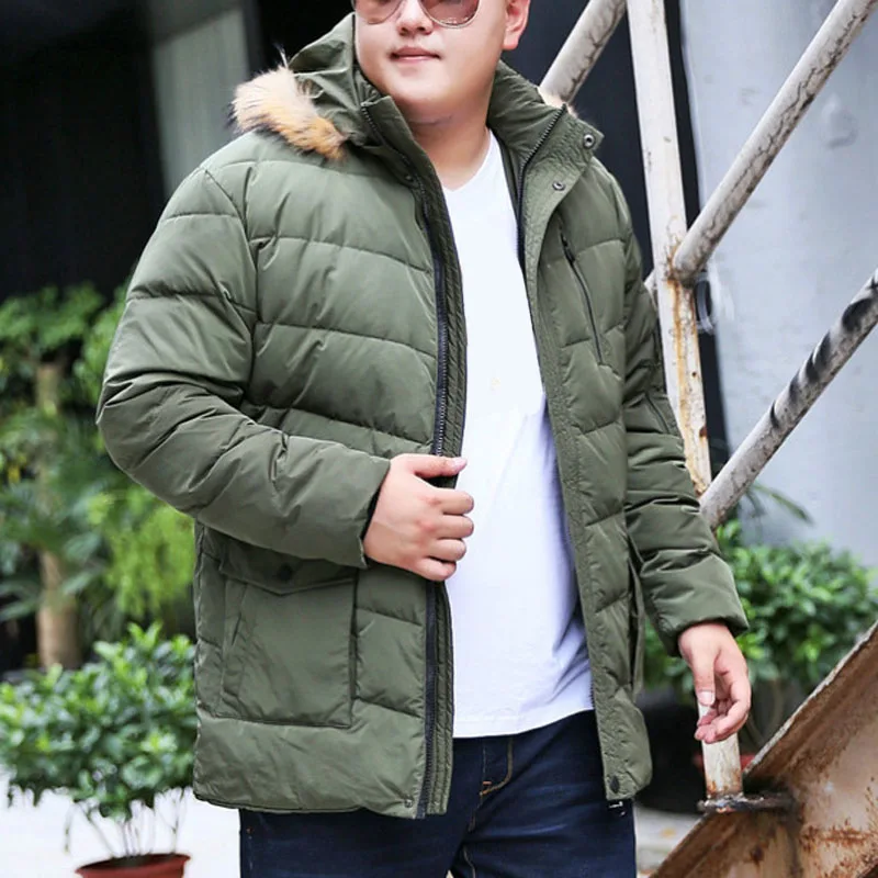 Winter down jackets Men 5XL 6XL 7XL 8XL 9XL 10XL Bust 170cm Plus size down jacket men 3 colors