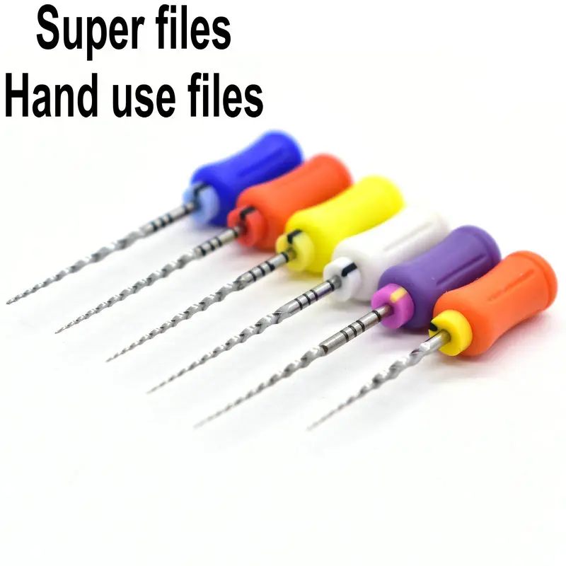 Dental Instrument Super Files Handuse Endo Needle Files Endodontic Niti Files Use For Root Canal Cleaning Dentistry