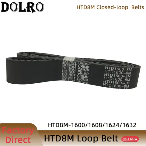 HTD 8M synchronous belt C=1600/1608/1624/1632width 15/20/25/30/40/50mm Teeth 200 201 203 204  HTD8M Timing Belt 1600-8M 1608-8M
