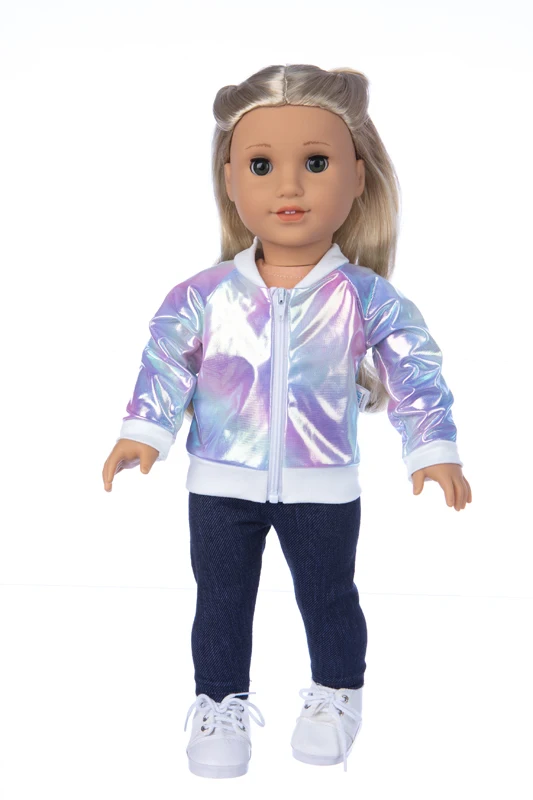 Costume à la mode pour American Girl Butter, 18 pouces, cadeau de Noël pour fille, mélange de vêtements assortis, nouveau, 2023, ne vend que des