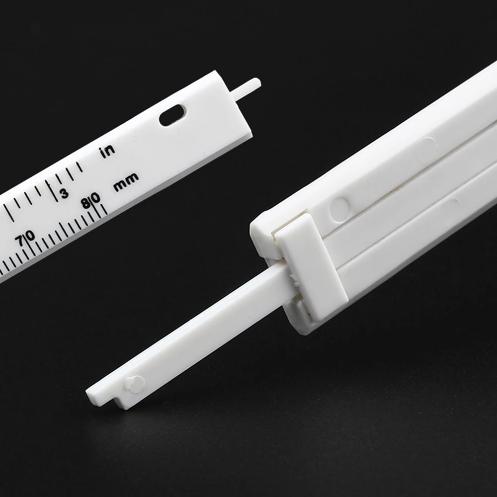 LUXIANZI 0-150mm Plastic Vernier Caliper High Precision Digital Calipe Mini Student Ruler Double Scale Depth Measuring Tool