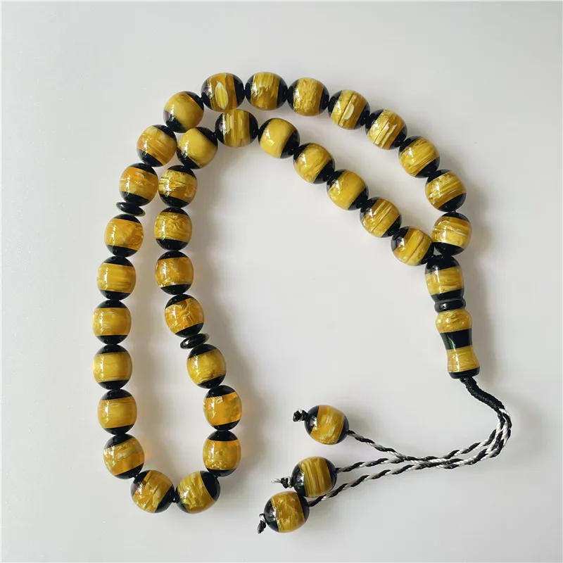 Oval bracelet Meditation Prayer Beads 33 Muslim Islamic Men and Women