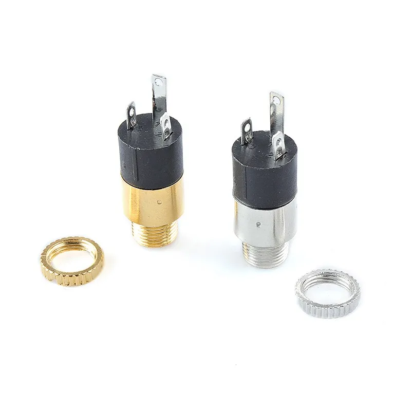 10Pcs PJ392 3.5MM Stereo Female Sockect Jack with Screw 3.5 Audio Headphone Connector PJ-392 Cylindrical Socket GOLD PLATED