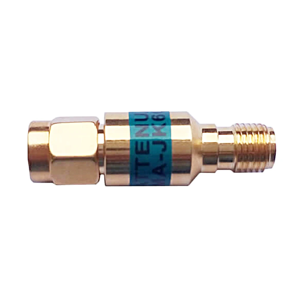 2W DC-6GHz, SMA Male to SMA Female Coaxial RF Attenuator,1/2/3/5/6/10/15/20/30db Attenuator,SMA Fixed Connectors Gold Plated