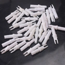 Puntas de flecha para caza, accesorio de tiro con arco, ID de 6,2mm, interno, ID de 6,2mm, eje de flecha de fibra de carbono, 50 piezas