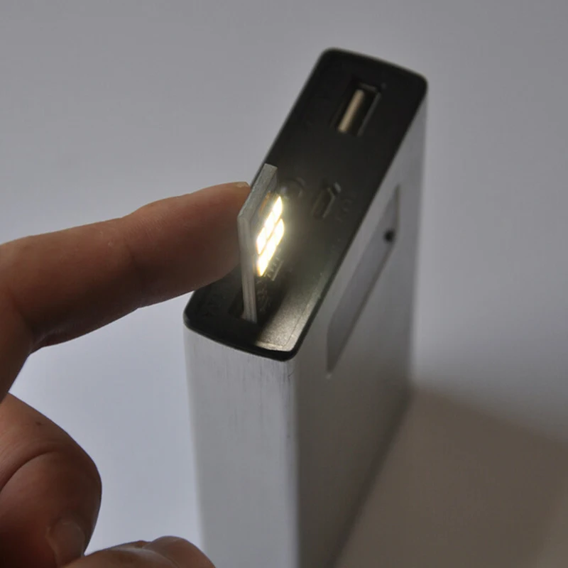Soshine Portable Mini USB Power 6 LED Light Bar Light Lamp 1W 5V Touch Dimmer Warm Light for Power Bank Computer Laptop