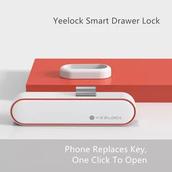 New XiaomiYoupin YEELOCK Smart Drawer Cabinet Lock Keyless Bluetooth APP Unlock Anti-Theft Child Safety File Security