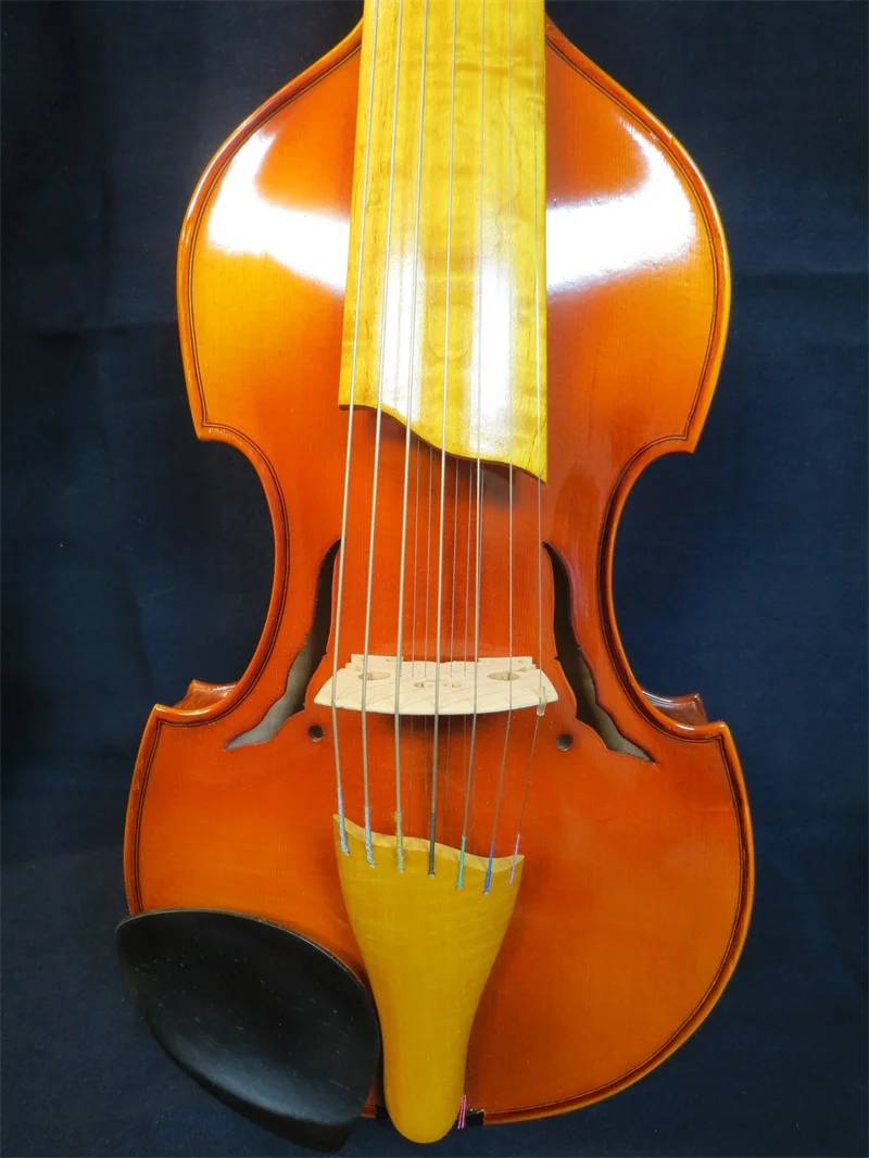 Baroque style SONG master 7x7 string 14'' Viola d'Amore,huge and powerful sound #14848