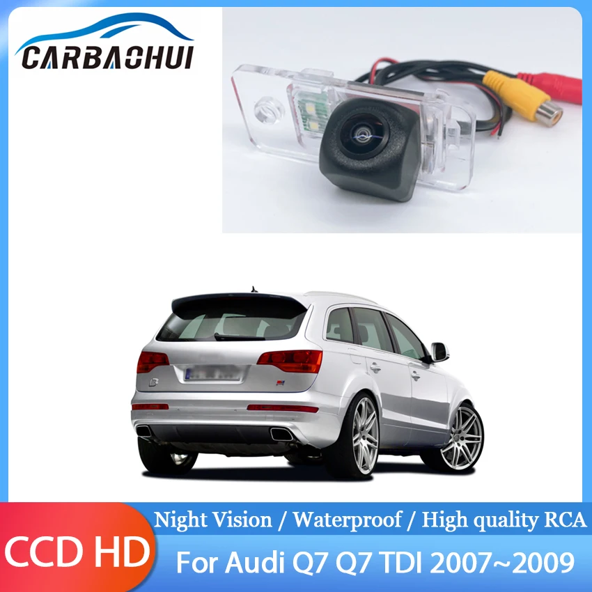 

Car Vehicle Rearview Camera Backup Review Parking Reversing Cam Rear View Waterproof Night Vision For Audi Q7 Q7 TDI 2007~2009