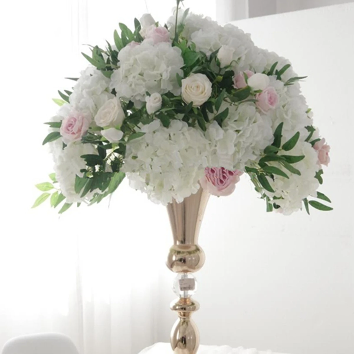 12pcs)Factory manufacturer artificial floral centerpiece wedding flower ball vase for sale AB0959