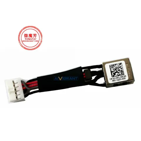 Laptop DC-strömuttag Ingångskontakt med kabel 0129F1 129F1 för Dell Latitude 5400 5401 5410 5411 EDC41 EDC42 12 best sales Dell Latitude 5400 - №12