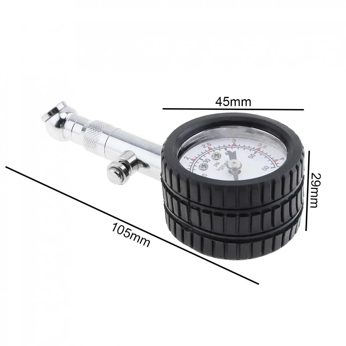 YD-6025 Accurate Auto Car Tire Pressure Gauge Meter Automobile Tyre Air Pressure Dial Meter Vehicle Tester 0-60 PSI