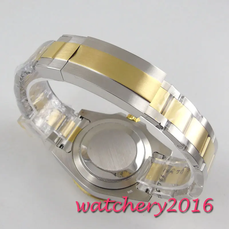 20MM Fashion 316L stainless Gold Plated solid bracelet fit 40MM Homage mens watch