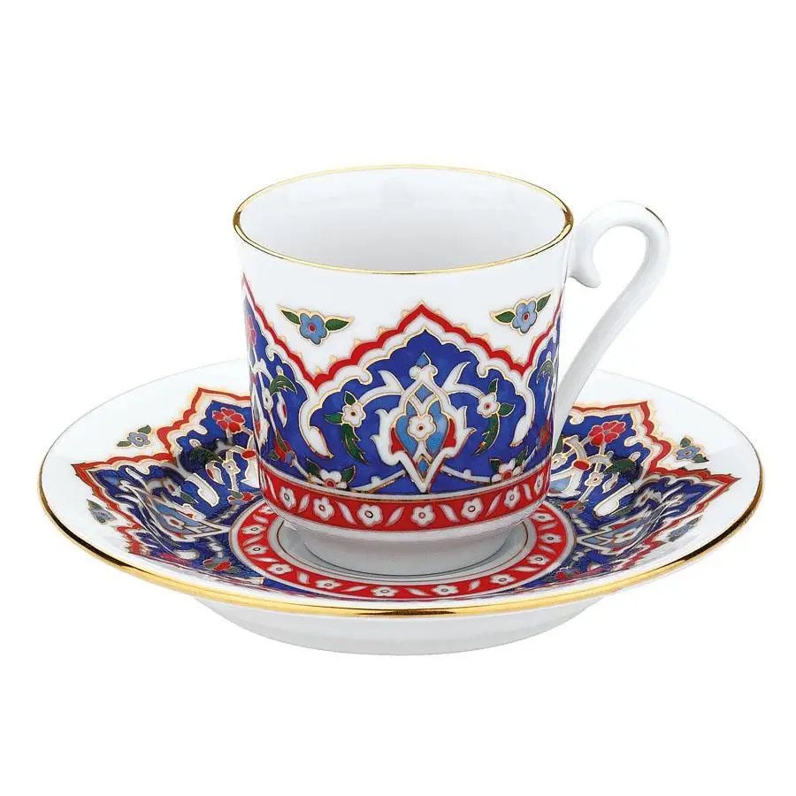 DOLBOVI Kutahya Has Porcelain 2 Personality 3646 Pattern coffee cup Pad mug кружка coffee cup cup