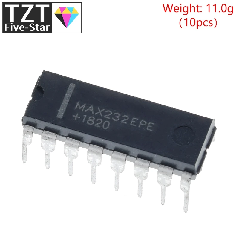 TZT 10/30 Stück Treibermodul MAX232EPE MAX232 RS232 – Detail 1