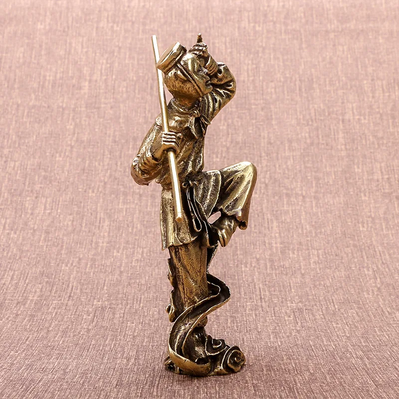 Myths Monkey King Fighting Against Buddha Bronze Collection Incense Burner Incense Back Flow Decoration Crafts Arte Home Decor