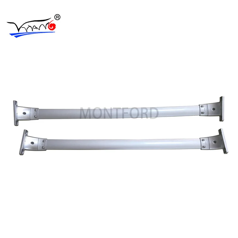 

Aluminum Alloy Side Bars Cross Rails Roof Rack Luggage Carrier Rack 2Pcs Auto Part Car Styling For Nissan pathfinder 2013-2018