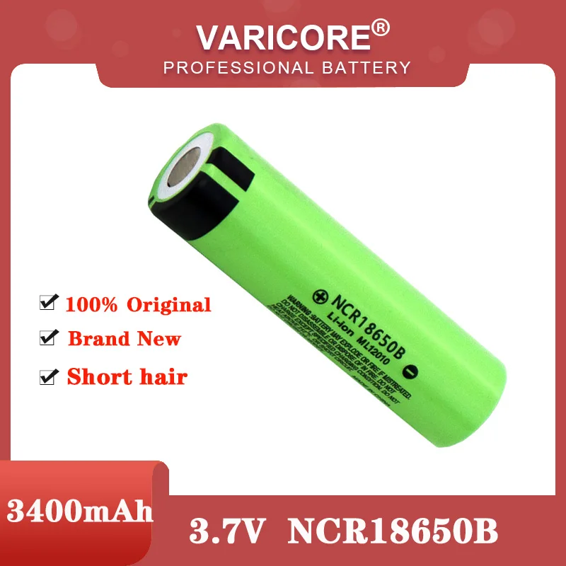 VariCore 100% nowa oryginalna bateria litowo-jonowa NCR18650B 18650 3400 mAh do akumulatorów latarki