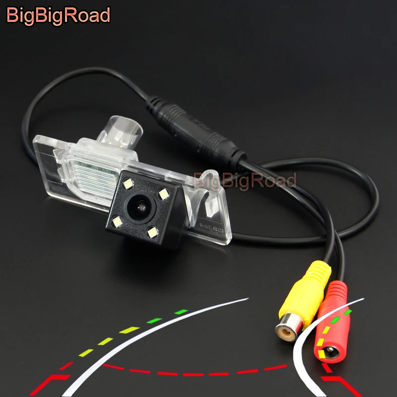 

BigBigRoad Car Intelligent Dynamic Trajectory Tracks Rear View Camera For Land Rover Discovery 5 L462 Sport 2014 2015 2016-2018