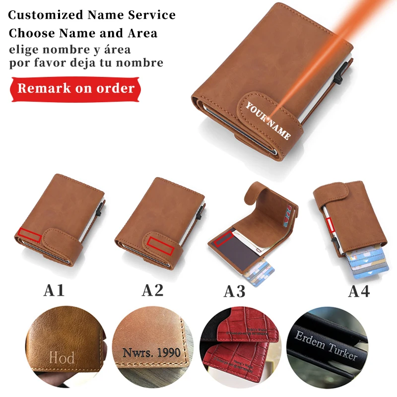 Genuine Leather Card Holder Men Wallets Small Short Coin Purse Male Wristlet Business Money Bag Slim Thin Magic Wallet