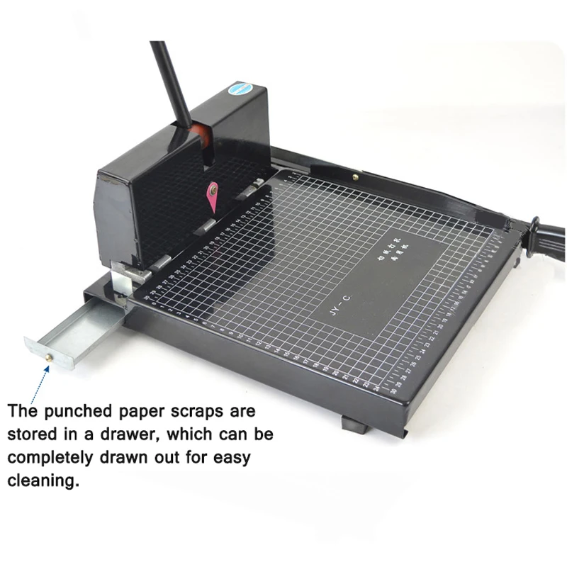 

Hole Punching And Paper Cutting Machine Three-Hole Punching Machine Grid Positioning Is Convenient For Cutting And Punching