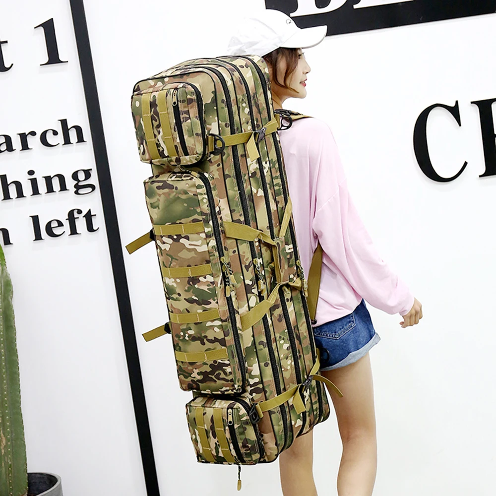 XA234G Bolsa de pesca Oxford 3 capas compacta para caña y aparejos - imagen 2