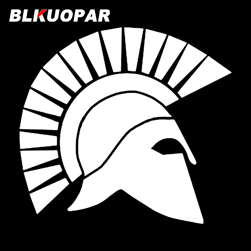 BLKUOPAR for Spartan Helmet Car Stickers Fashionable Scratch-Proof Decals Sunscreen Windows Refrigerator Decor Car Goods