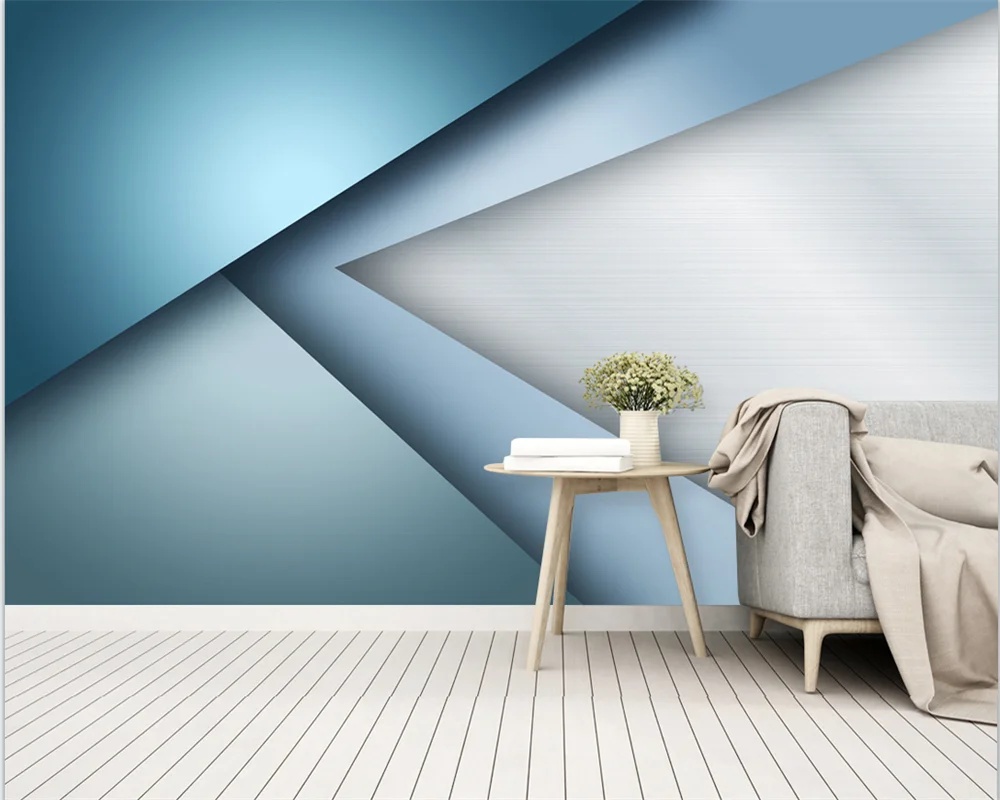 beibehang Customized modern three-dimensional geometric graphics simple Nordic TV background wallpaper wall papers home decor