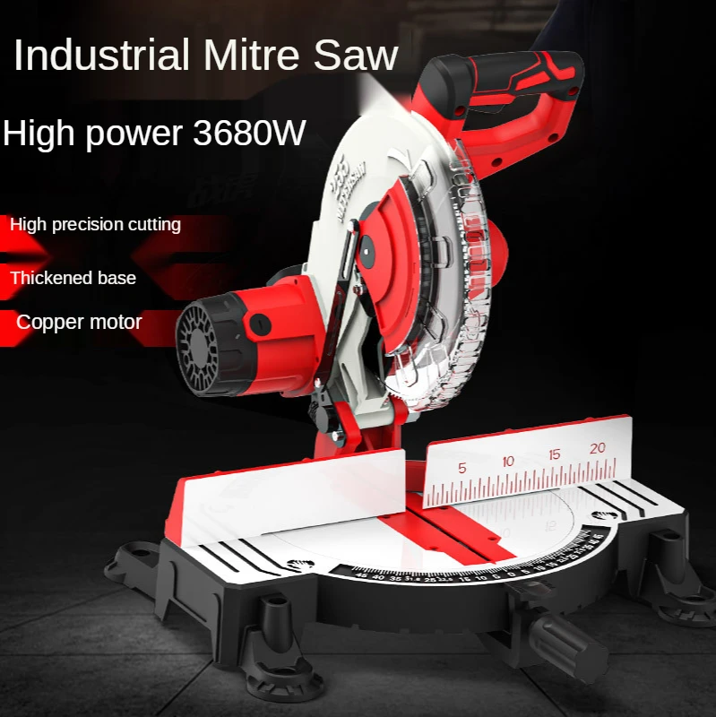 3680W Aluminum Cutting Machine 225mm Multifunctional Mitre Saw Metal Wood Circular Cutting Machine Power Tools 220V