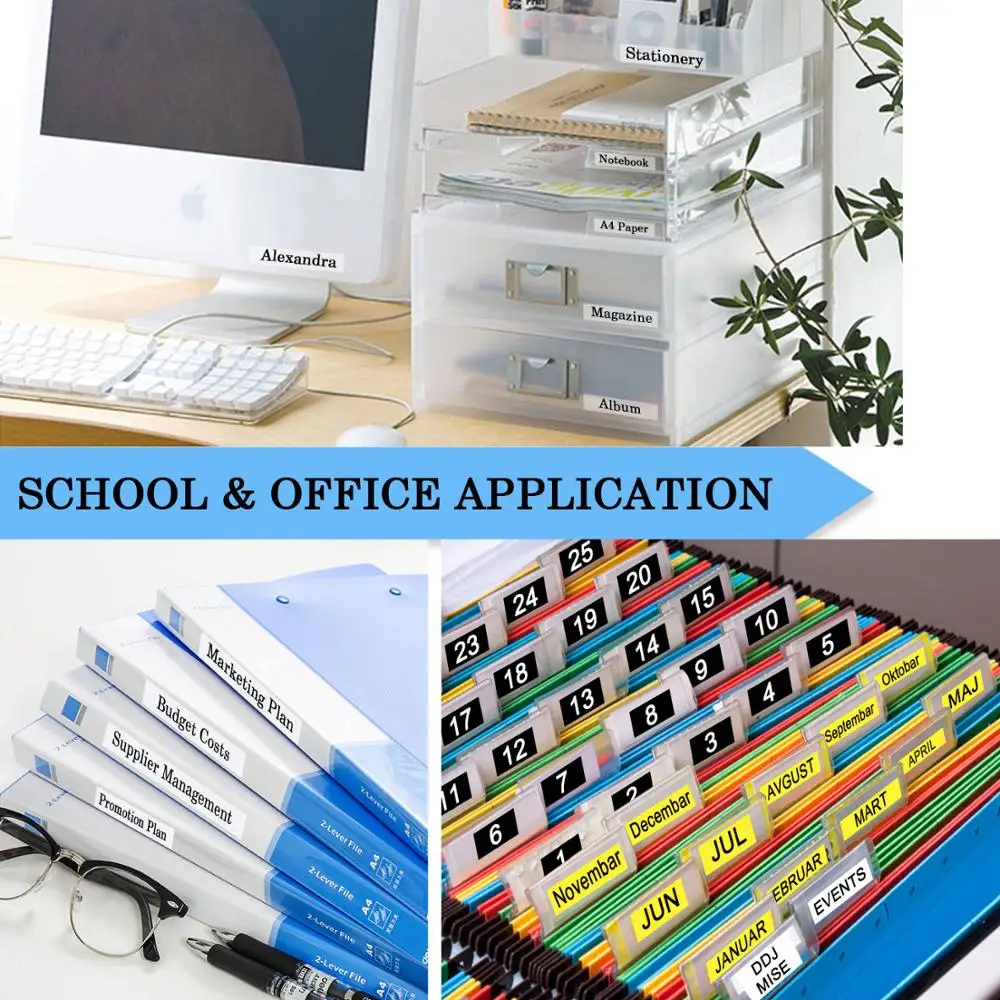 شريط شقيق متوافق ، ملصق أخ ، علامة أخ Labeller ، PT80 ، PT70 ، PT90 ، PT65 ، MK131 ، MK221 ، 12 way ، 9 ، 1 way