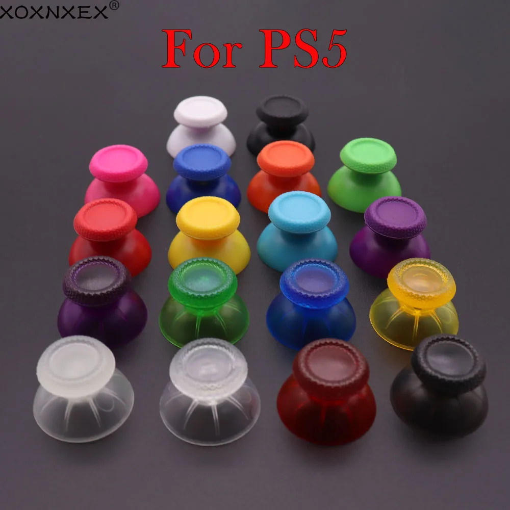 1PCS Analog ฝาครอบ3D Shell Thumb Stick จอยสติ๊ก Thumbstick เห็ดสำหรับ PS5 Controller อุปกรณ์เสริม