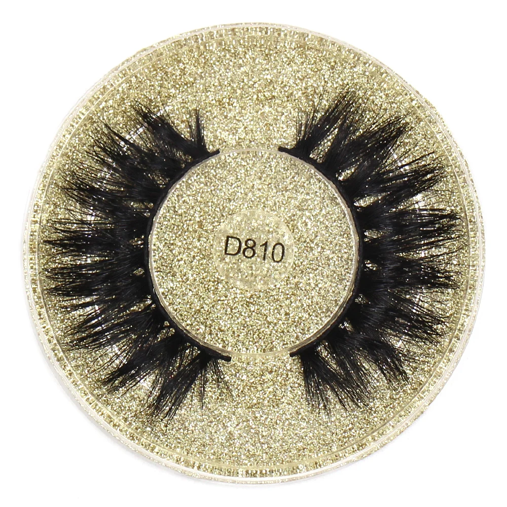 FOXESJI False Eyelashes Mink Lashes Popular Fluffy Cruelty free Makeup 3D Mink Eyelashes Extension Cross Natural Eye Lashes D810