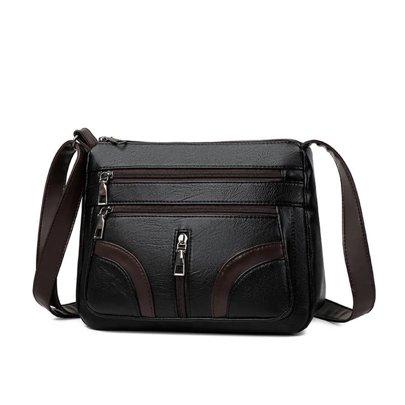 Yogodlns Vintage Umhängetasche Für Frauen PU Leder Umhängetasche Multifunktions Umhängetasche Kleine Quadratische Tasche Mama Handtasche sac – Detail 17