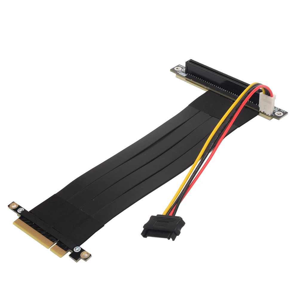 Удлинительный кабель-адаптер PCI Express X8 to X16 для майнинга RTX 3060 3090 3080 3070 ETH Ethereum Miner PCI-e 8x 16x Riser Car