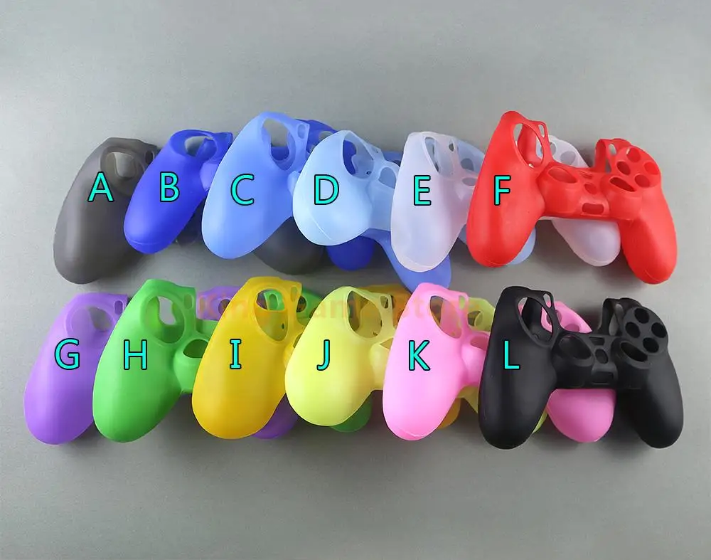 30pcs Multi-color Silicone Gel Rubber Case Cover For Sony Playstation 4 PS4 Controller Soft Protection Case For PS4 Controller