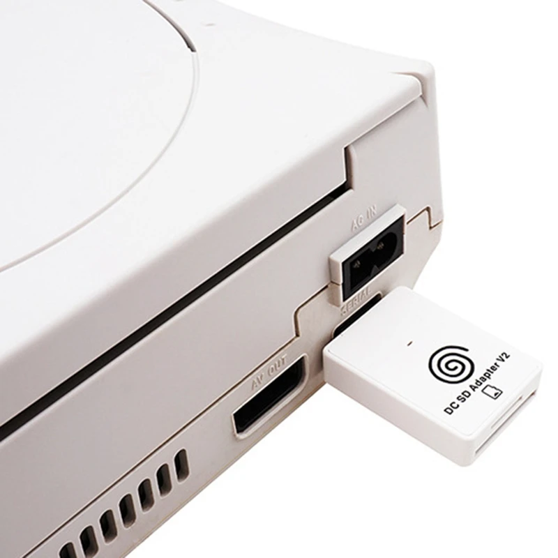 Dc sd tf leitor de adaptador de cartão v2 para sega dreamcast en cd com carregador de inicialização dreamshell