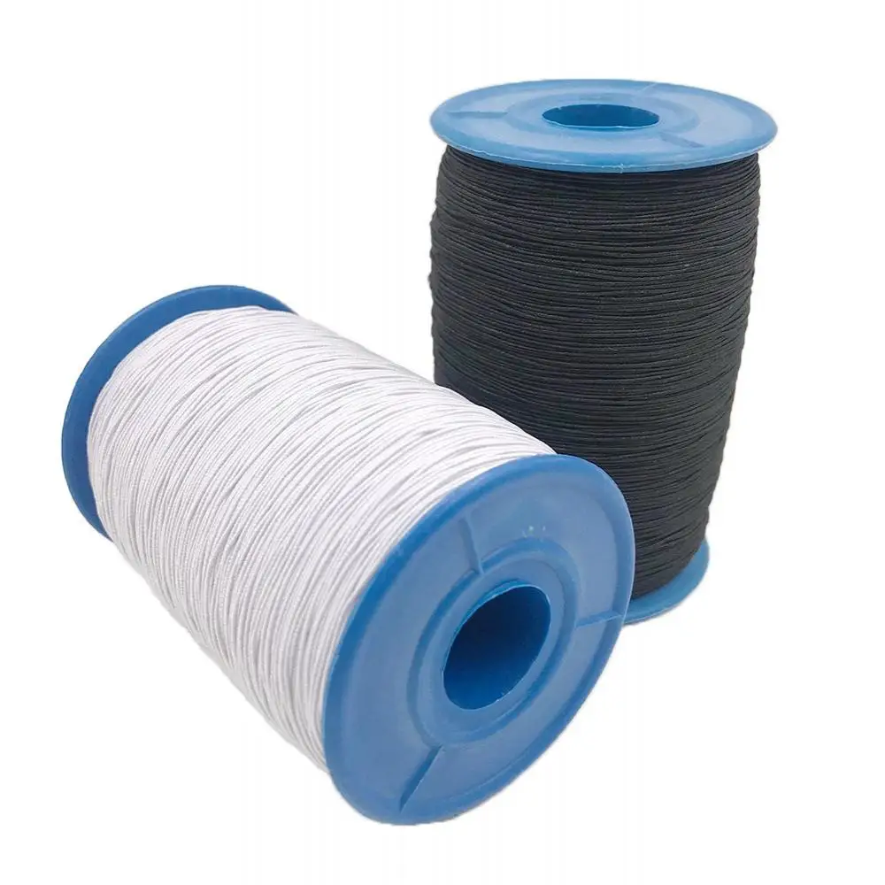 60%  Dropshipping!!500m 2 Rolls 0.5mm Elastic Latex Thread Line Rope Clothes Sewing Accessories