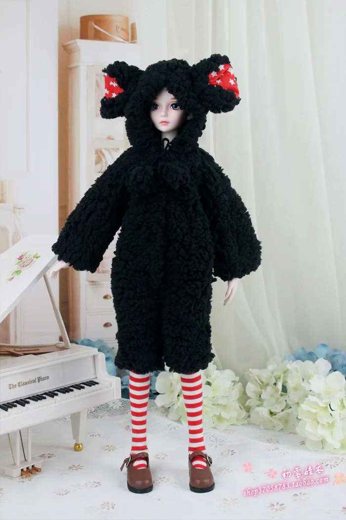 1/6 1/4  BJD clothing Accessories doll Cute pajamas coat + Socks for BJD/SD YOSD MSD,not include doll,wig and other E2544