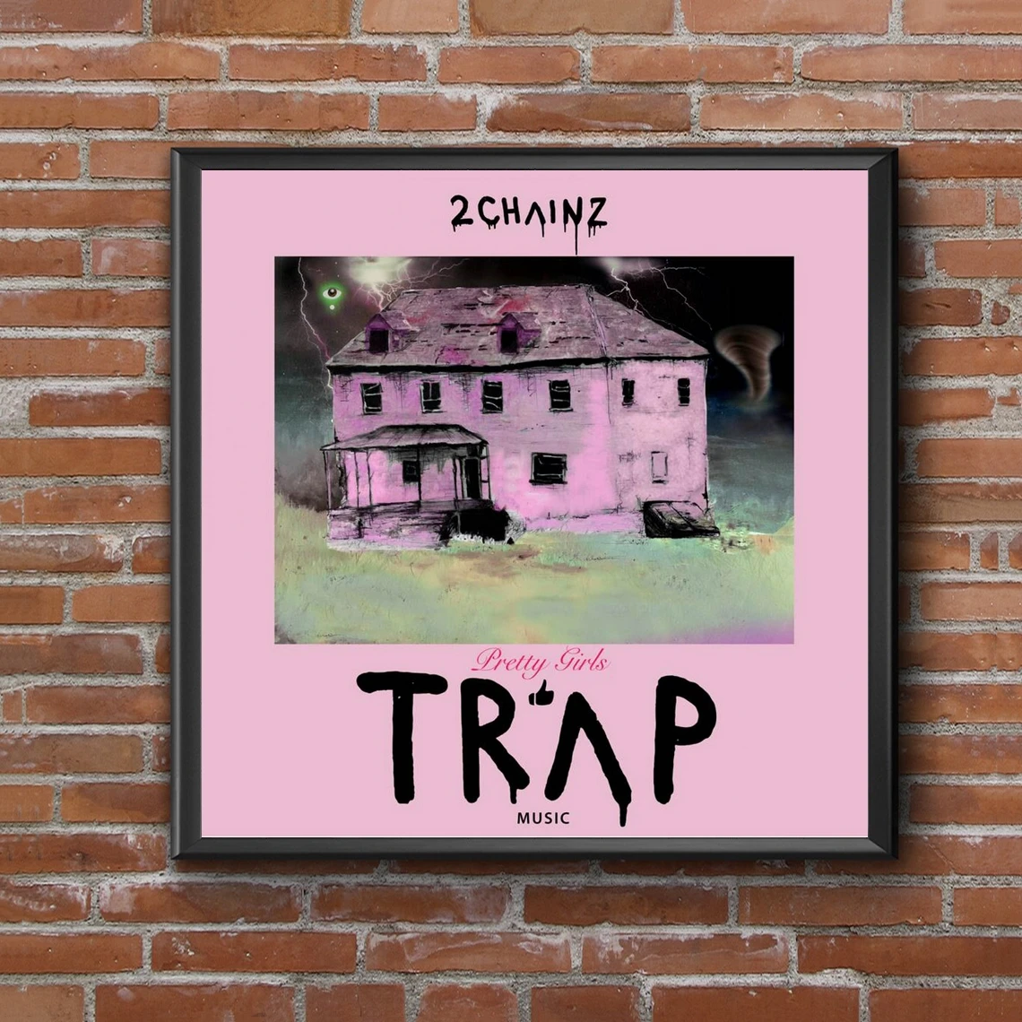 2 Chainz Pretty Girls Like Trap Music Album Cover Poster Music Star Singer Canvas Print Art Wall Painting Home Decoration