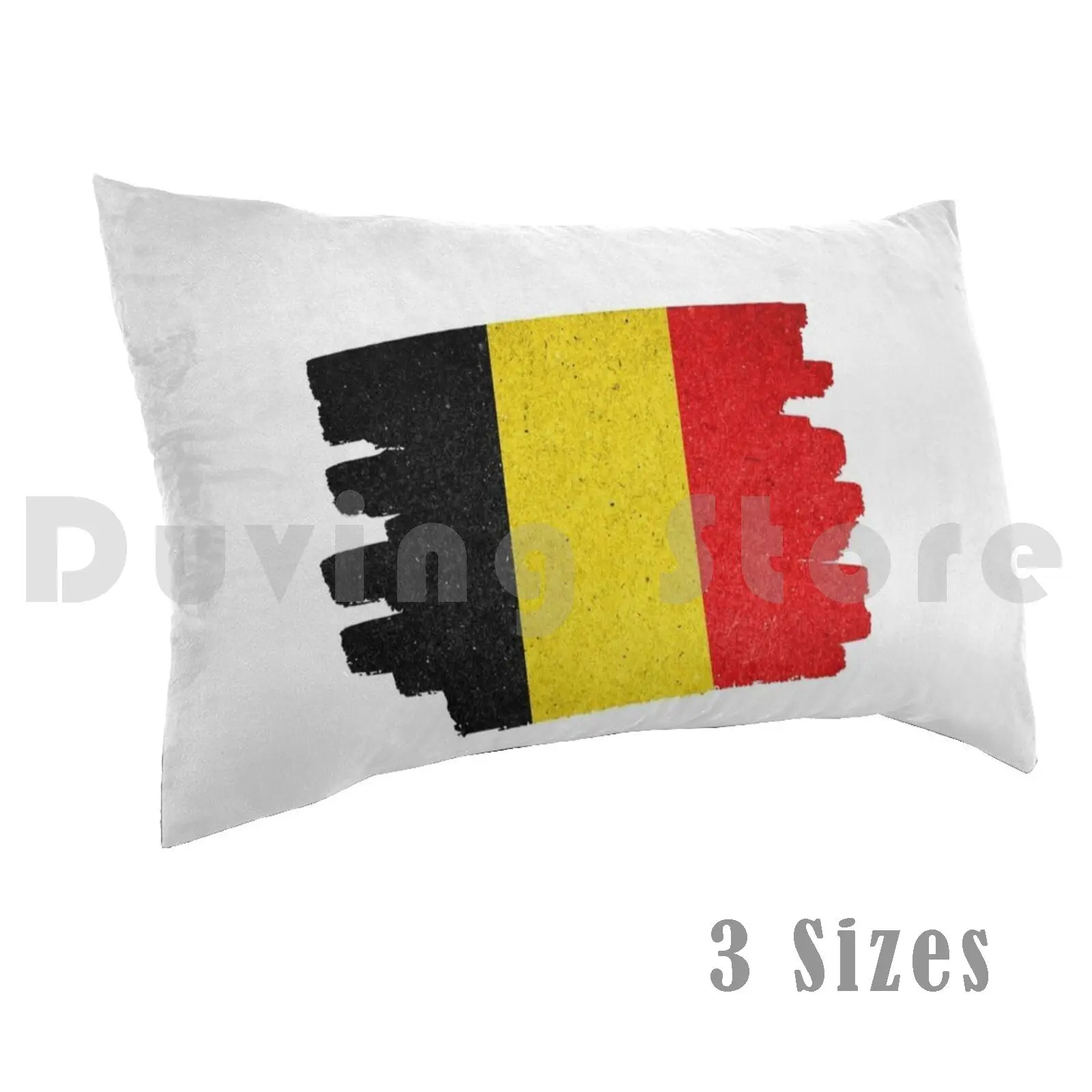 Belgium Flag Pillow Case Printed 50x75 Belgium Belgian Brussels Flag Country Travel Vacation Souvenir Keepsake