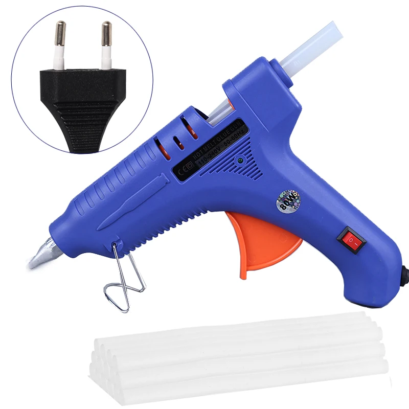 Hot melt glue gun 11mm Glue Stick Craft glues 80W 110~240V EU Plug  DIY repair power tool Professional Heat Glue gun