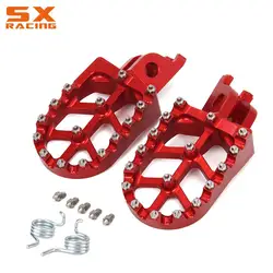 CNC FootRest Footpegs Foot Pegs Pedal For Honda CRF250R CRF250X CRF450R CRF450X CRF250L CRF250M CRF 250R 250X 450R 450R 250L