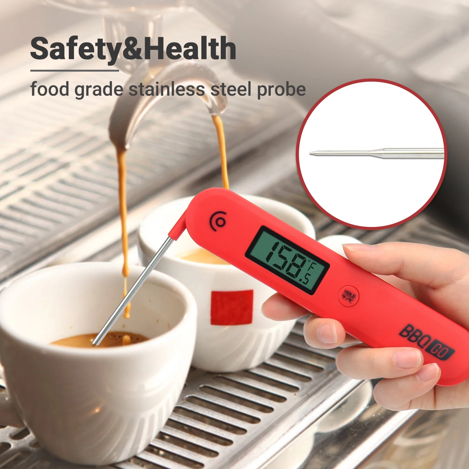 INKBIRD Dedicate Meat Thermometer With A Storage Case Kitchen Star Sets Digital Cooking Food Probe BBQ Grill Temperature Tools