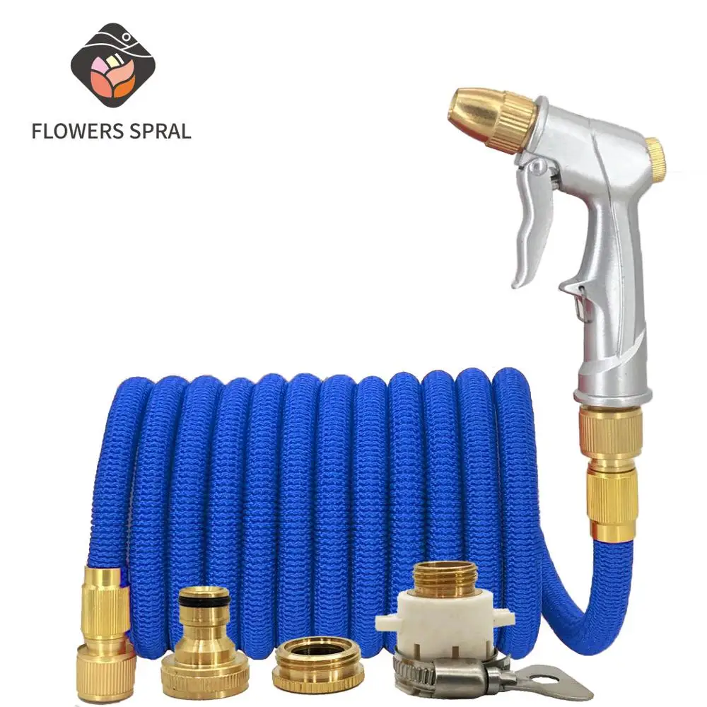 

High Pressure Washer Hose Telescopic Garden Watering Hose Car Wash Water Gun Multifunctional Sprinkler Vegetable Garden Sprinkle