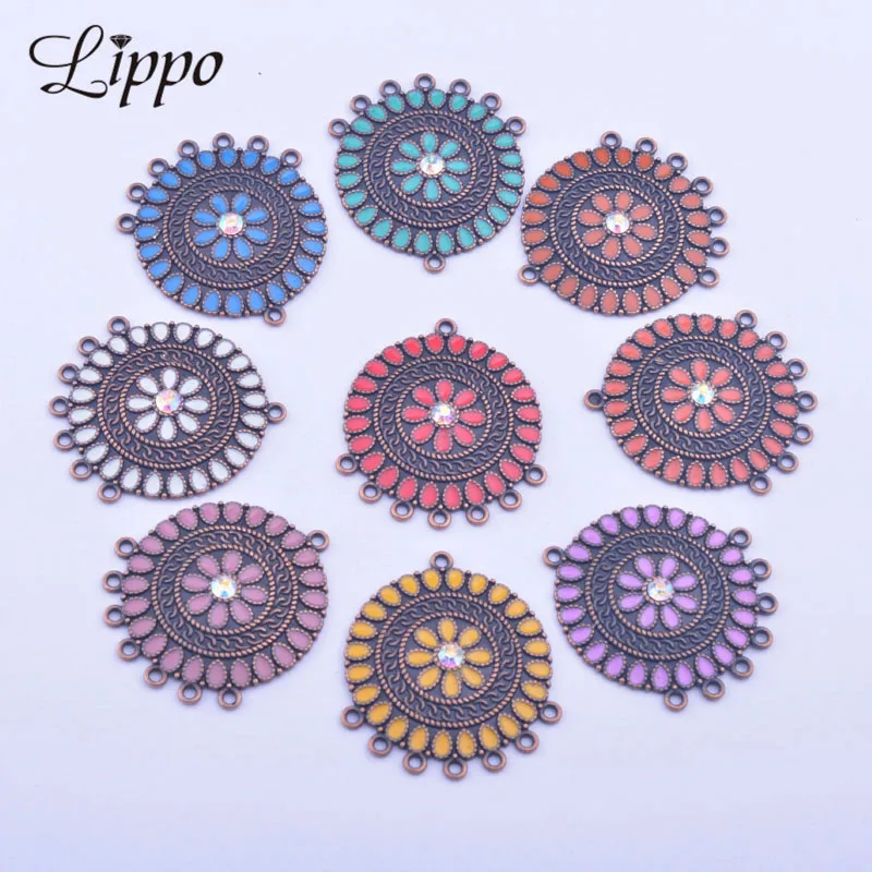 12Pcs 28*33Mm Antiq… - image
